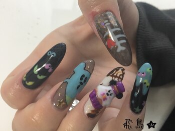 ディズニーハロウィンネイル