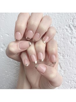 プライズアイリス アイラッシュ 池袋東口店(prize Iris eyelash)/ミラーフレンチネイル【池袋】