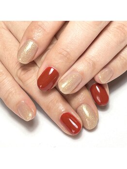 リーゾス(RISUS)/大人クリスマスっぽネイル