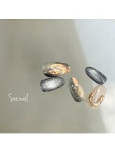 ソーネイル(Soo.nail)/11月定額ネイルシンプルデザイン