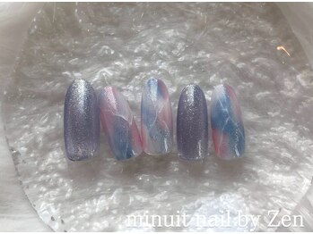 ミニュイネイルバイゼン(minuit nail by Zen)/【hand】定額デザインコース