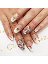 クリスタルネイル ゆめタウン博多店(CRYSTAL NAIL)/フレンチネイル