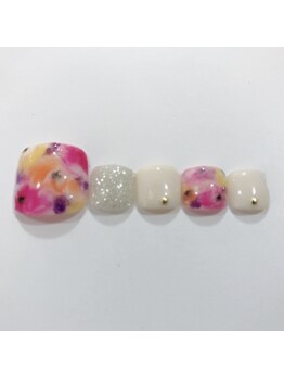 エトワール 大垣店(Etoile)/お花風ネイル☆