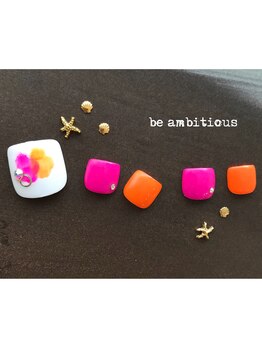 ネイルサロンアンドスクール ビーアンビシャス(be ambitious)/サマーネイル