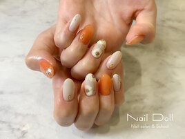 ひまわりネイル