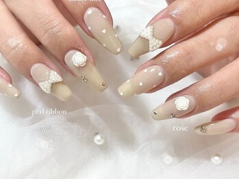 アイネイルズ 天神今泉店(I-nails)/【kotone.m】アイボリードット