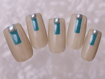 アイネイルズ 町田店(I nails)/シンプル個性派スタッズ9480円