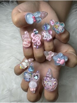 フラワーズネイル(flowers nail)/シールデコネイル