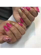 カイノ 深井ネイルアンドアイラッシュエステサロン(KAINO)/フラワーネイル