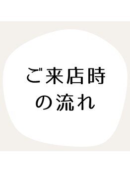 ベルダ(Beldad)/ご来店時の流れ