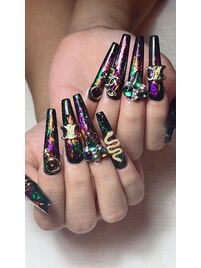 黒ネイル