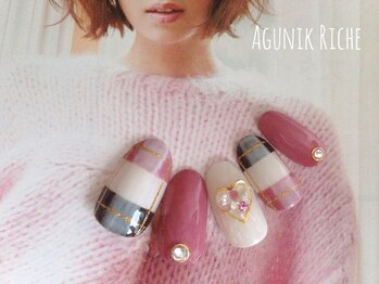 アグニークリッシェ(Agunik Riche)/【チェックネイル】