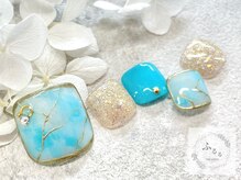 ネイルサロン ふるる 大須店/☆フットミディアムネイル☆#164