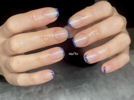クリアラメ×細フレンチ