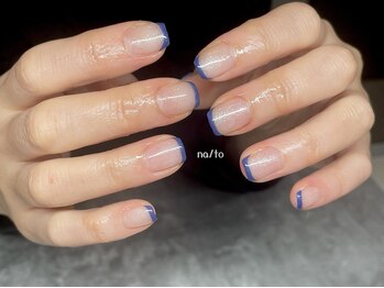 リカルメナートゥ 薬院(re:calmer na/to)/クリアラメ×細フレンチ