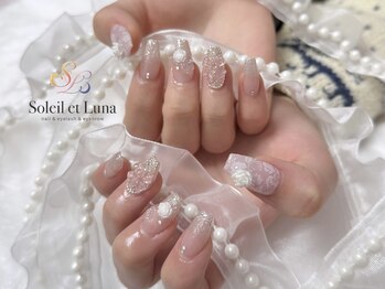 キラキラレースネイル♪