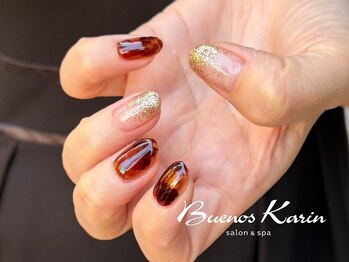 ブエノスカリン(Buenos Karin)/べっ甲ネイル