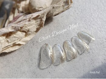 リンドゥネイル 上小田井店(Rindu Nail)/定額クリア系デザイン