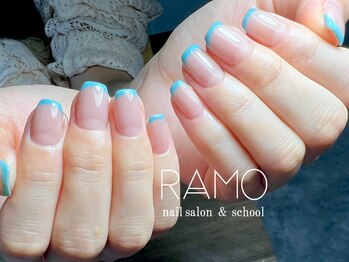 ラモ(RAMO)/カラーグラデ＋スキニーフレンチ