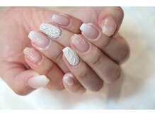 ネイルルーム アイボリー(nail room ivory)/ニットネイル