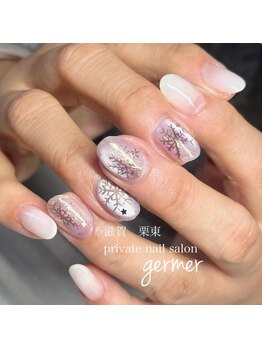 ジェルメ(germer)/マグネットに雪の結晶！