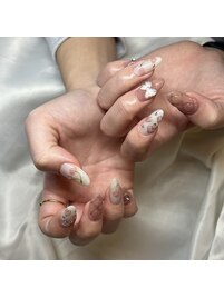 さくらんぼネイル
