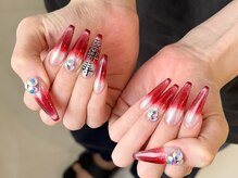 ワンアンドオンリー(One&Only)/ロングネイル×マグネットグラデ