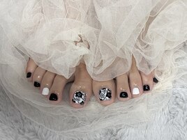 フット親指アート