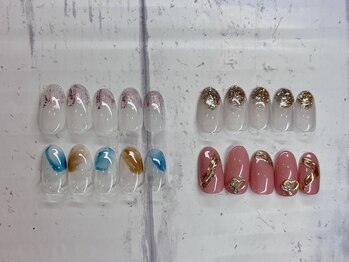 アロ(alo)/流行り系ニュアンスネイル