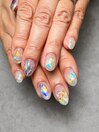 宝石ネイル