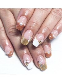 べっ甲フレンチNAIL♪