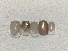 カラネイル 南森町店(calla nail)/インク×ミラー