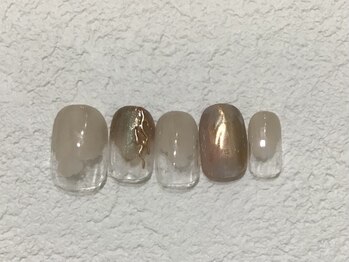 カラネイル 南森町店(calla nail)/インク×ミラー