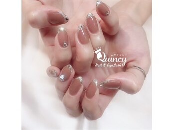 クインシー(Quincy)/ガラスフレンチ+ビジュー