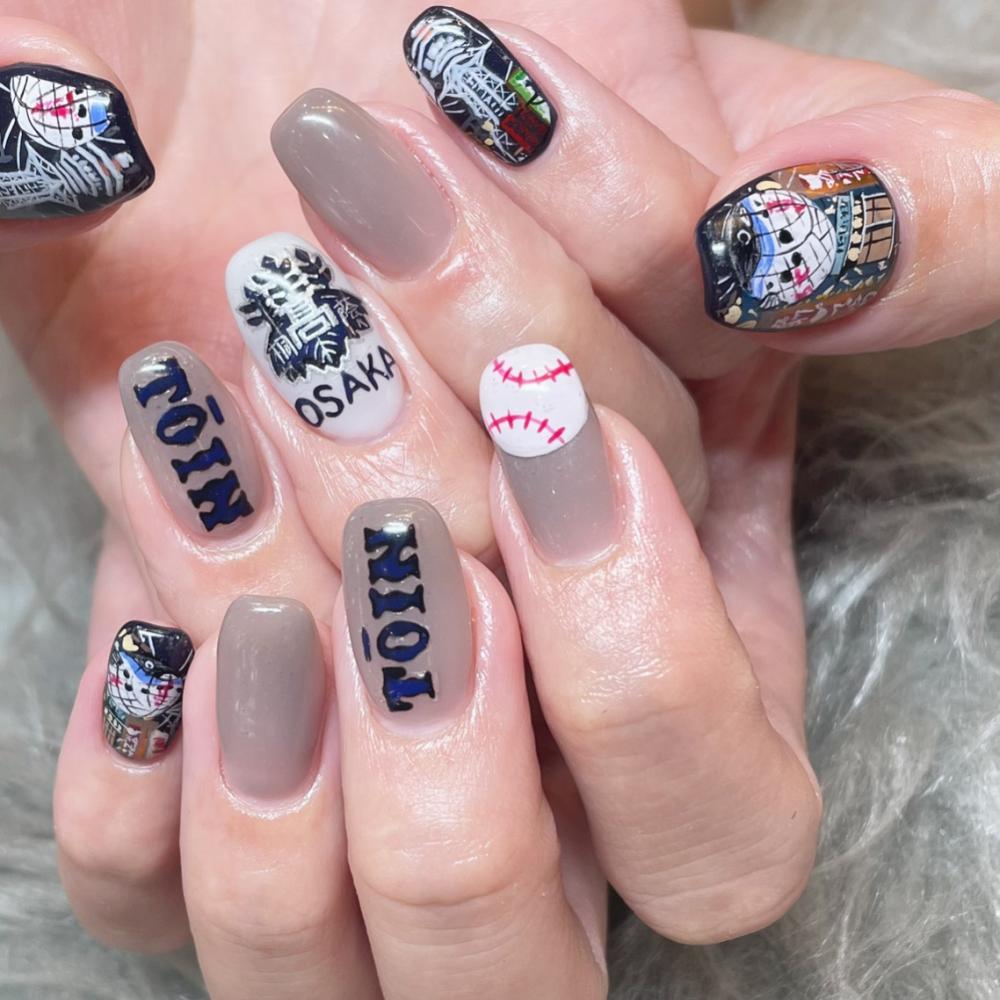 ネイルチップ 量産型 推し緑 名前ネイル ラメ リボン ガーリー #74