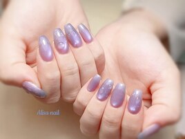 紫陽花ネイル