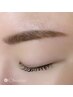 【温感トリートメント◎】 低刺激アイブロウＷＡＸ脱毛１回/眉メイク込み◎