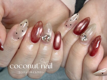 ココナッツネイルの写真