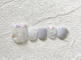 FOOTネイル ￥9980 クリアリング