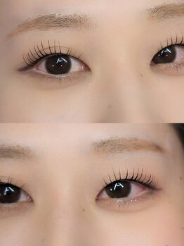 銀座ボニー 旭川店/まつ毛パーマ【左右差埋める】