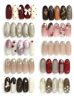 ネイルサロン ドゥ(Nail Salon Doux)/バレンタインネイル
