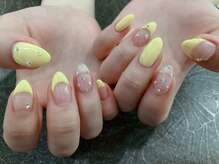 ウインド トータルビューティーサロン(WIND Total Beauty Salon)/パステルカラーでフレンチネイル