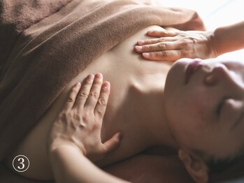 オレアグリーン 岡崎(OLEA green)/3、デコルテマッサージ(岡崎小顔