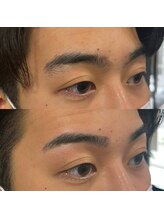 バーバーミキ 塚本(BARBER MIKI)/ストレートアーチ眉