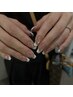 【hand】カラーベースのフレンチネイル　オフ込み¥8250