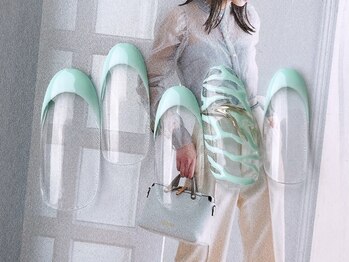 ネイルサロンフォーユー(for u)/ゼブラネイル￥5980