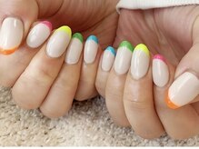 ウカ ひばりが丘(UKA)/カラフルフレンチネイル