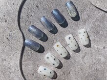 アイミーモア 国立店(aimer more)/ちぐはぐ☆アシンメトリーネイル