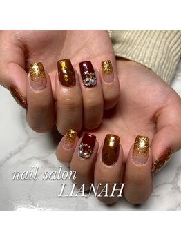 リアンナ アンド アイシンスタジオ &nbsp;甲府店(LIANAH&EYE SSIN STUDIO)/ブランドロゴネイル