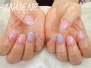 ぷっくりリボンネイル